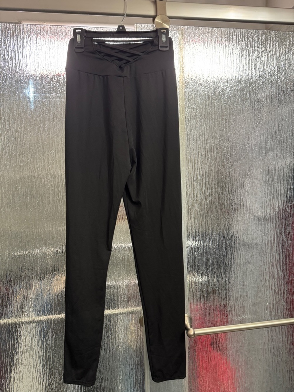 Dressy black leggings